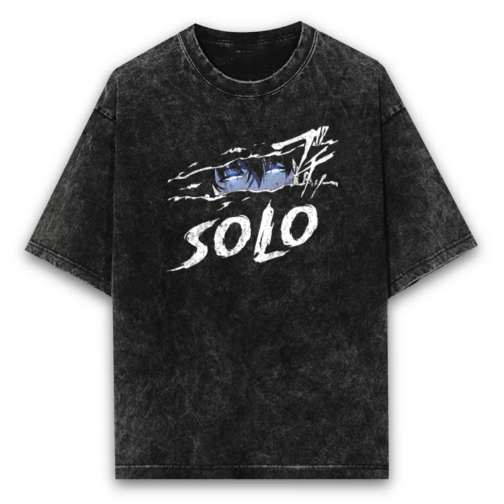 Solo Leveling Slouchy Washed T-Shirt