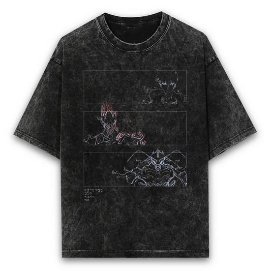 Solo Leveling Spacious Washed T-Shirt