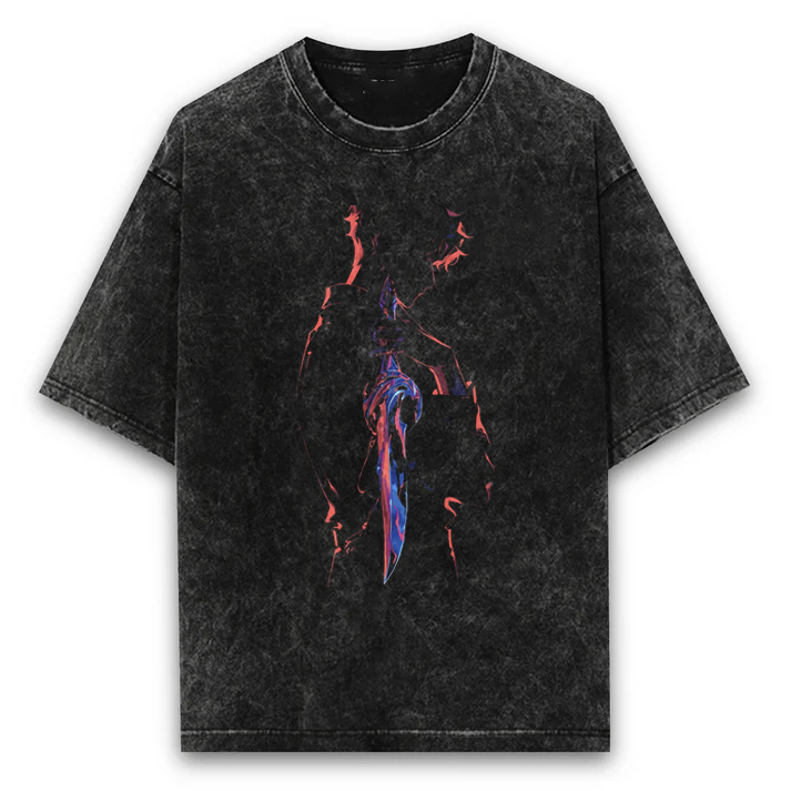 Solo Leveling Laid-back Washed T-Shirt