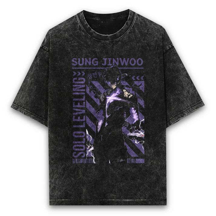 Solo Leveling Comfy Washed T-Shirt