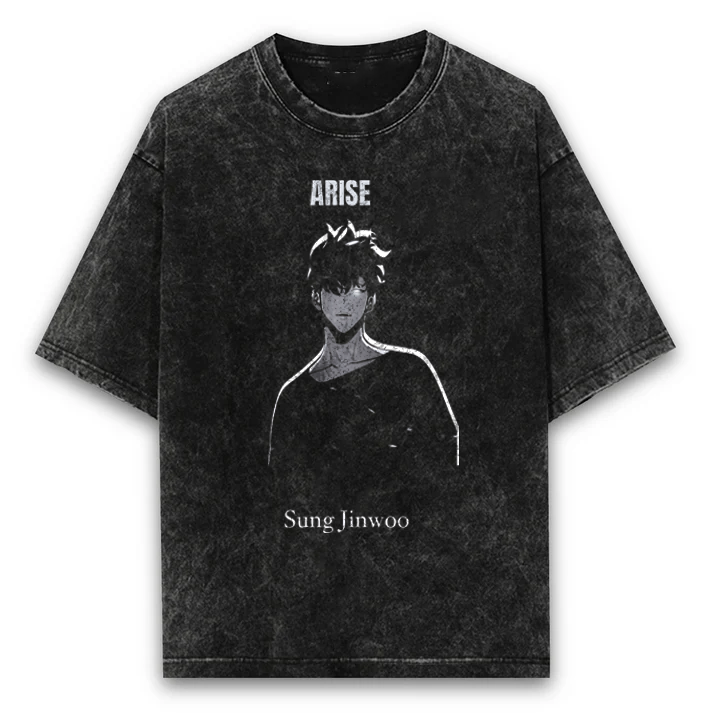 Solo Leveling Lightweight Washed T-Shirt