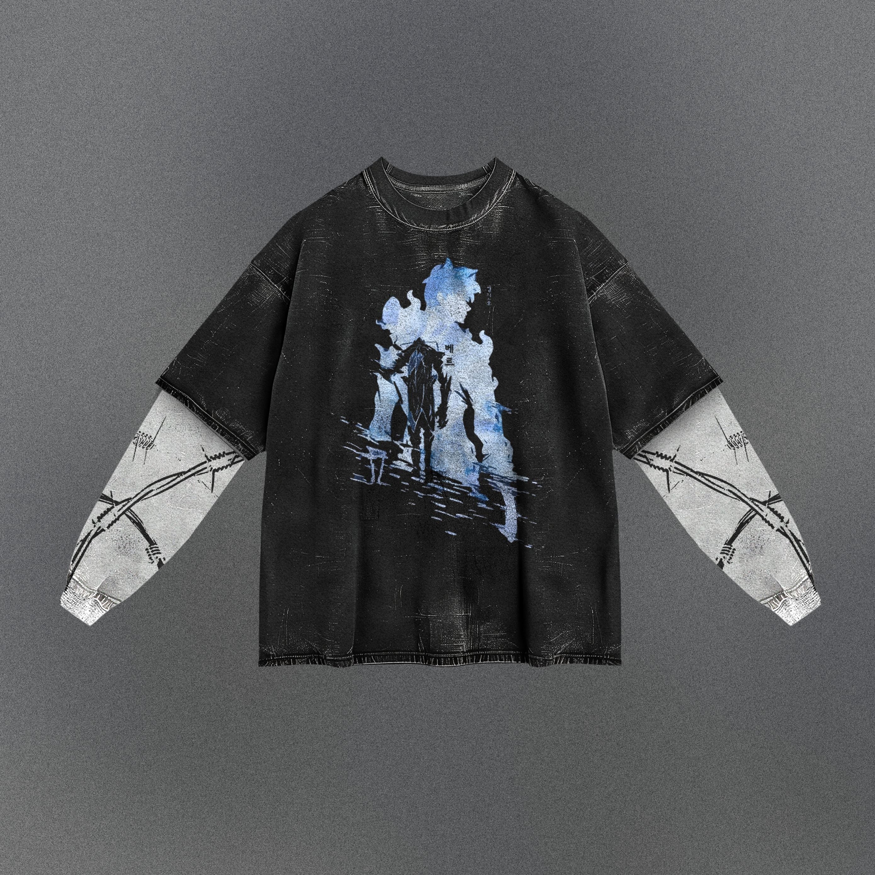 Solo Leveling Casual Double Sleeve T-shirt