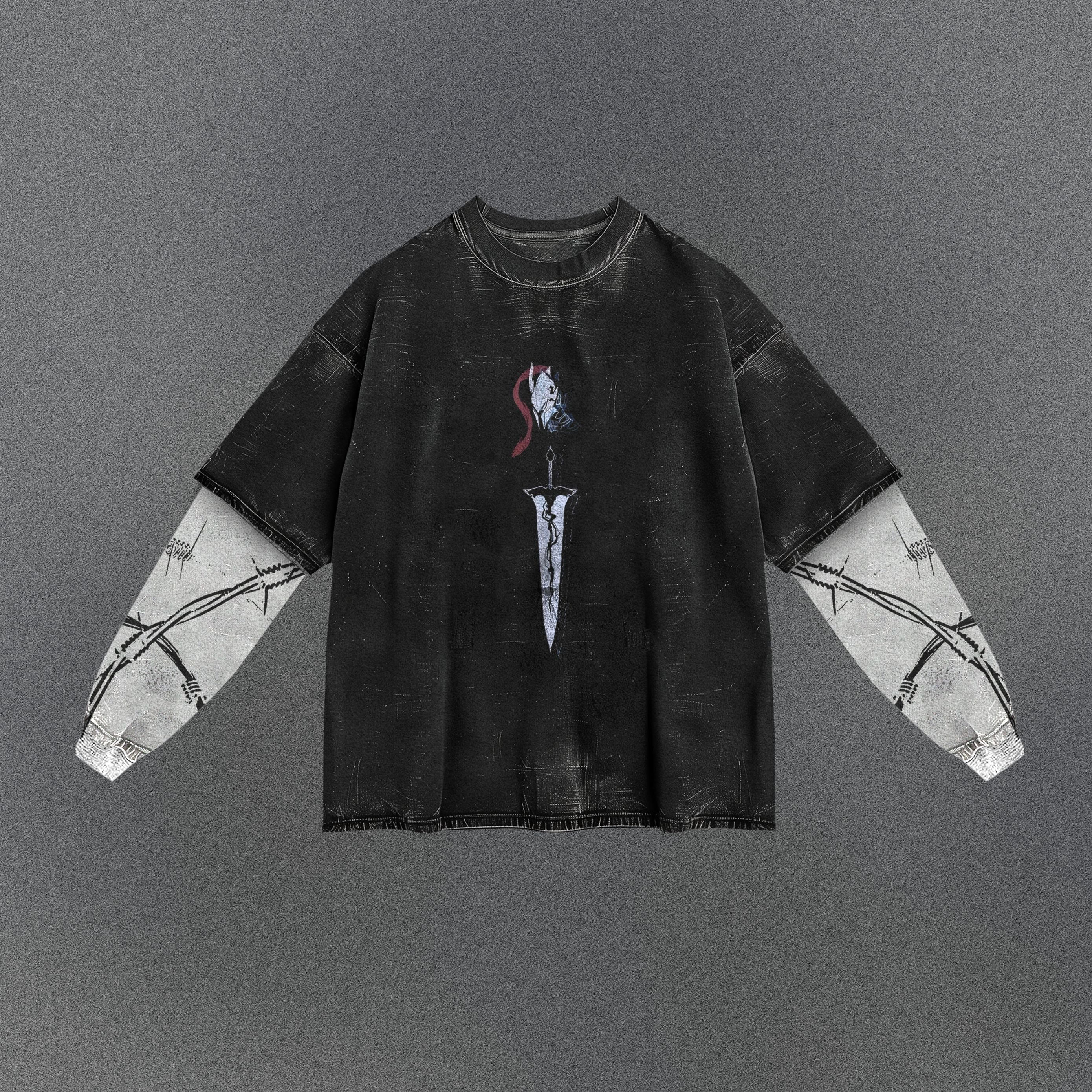 Solo Leveling Cozy Double Sleeve T-shirt