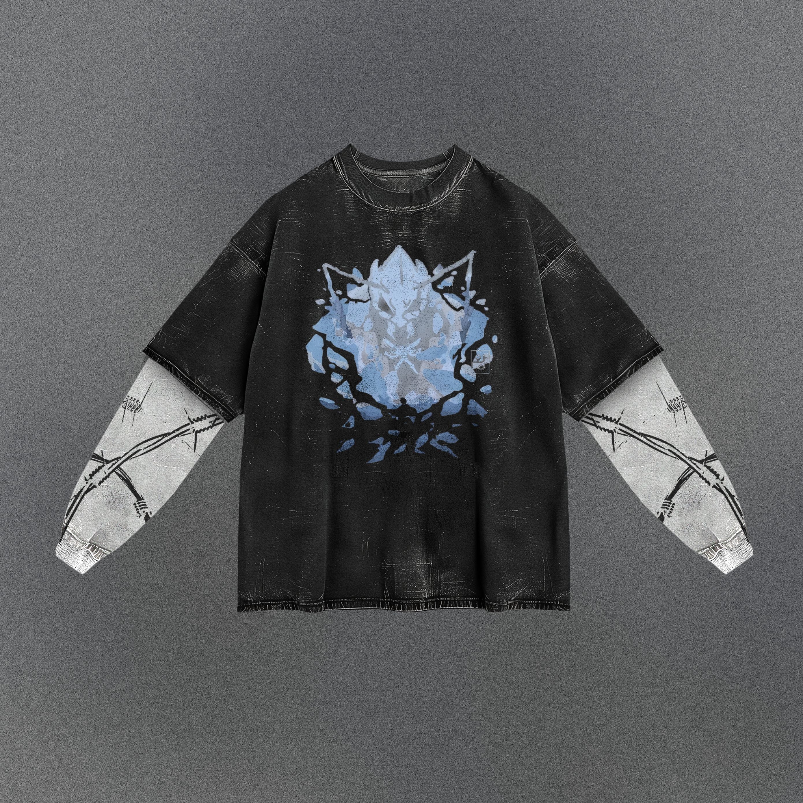 Solo Leveling Extended Double Sleeve T-shirt