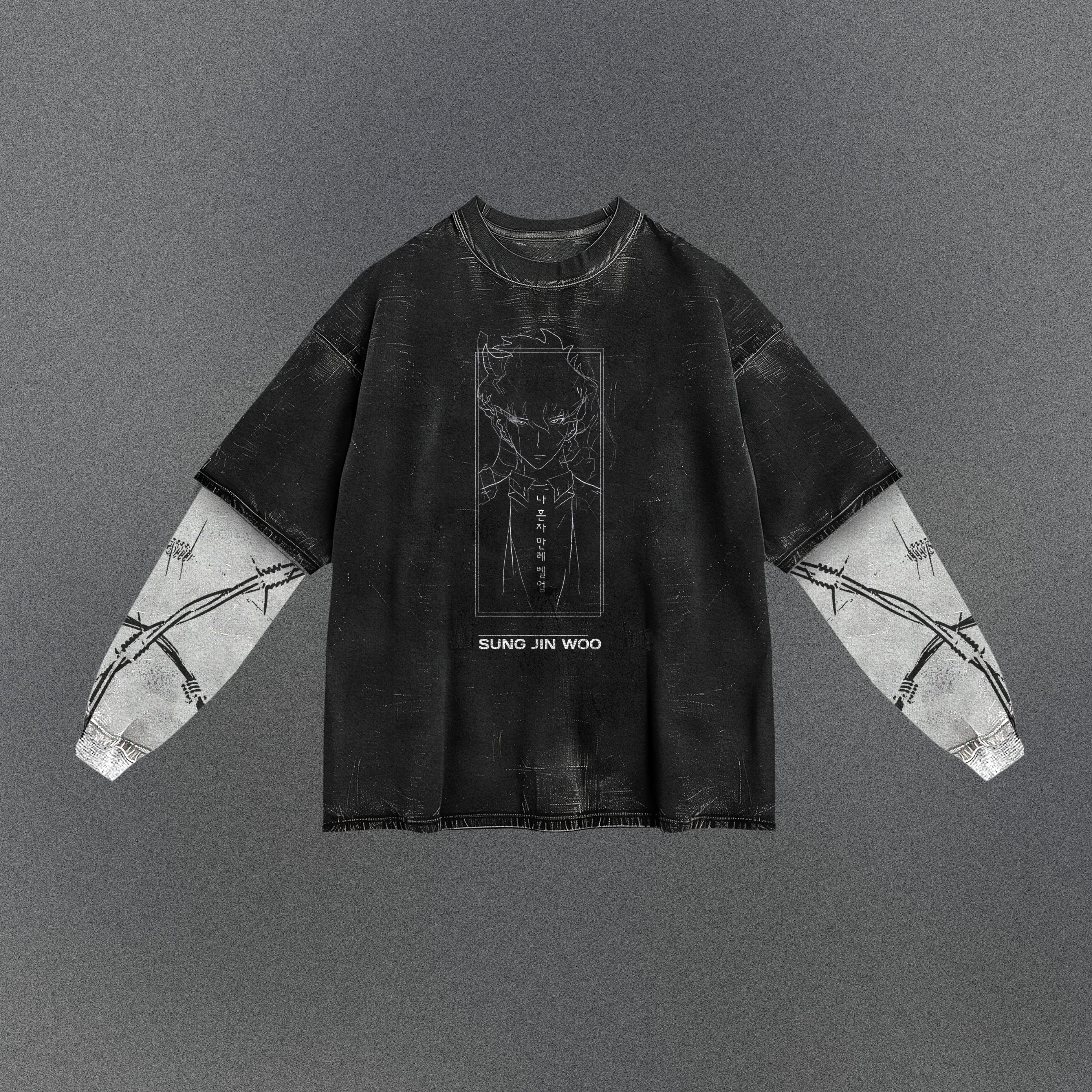 Solo Leveling Airy Double Sleeve T-shirt