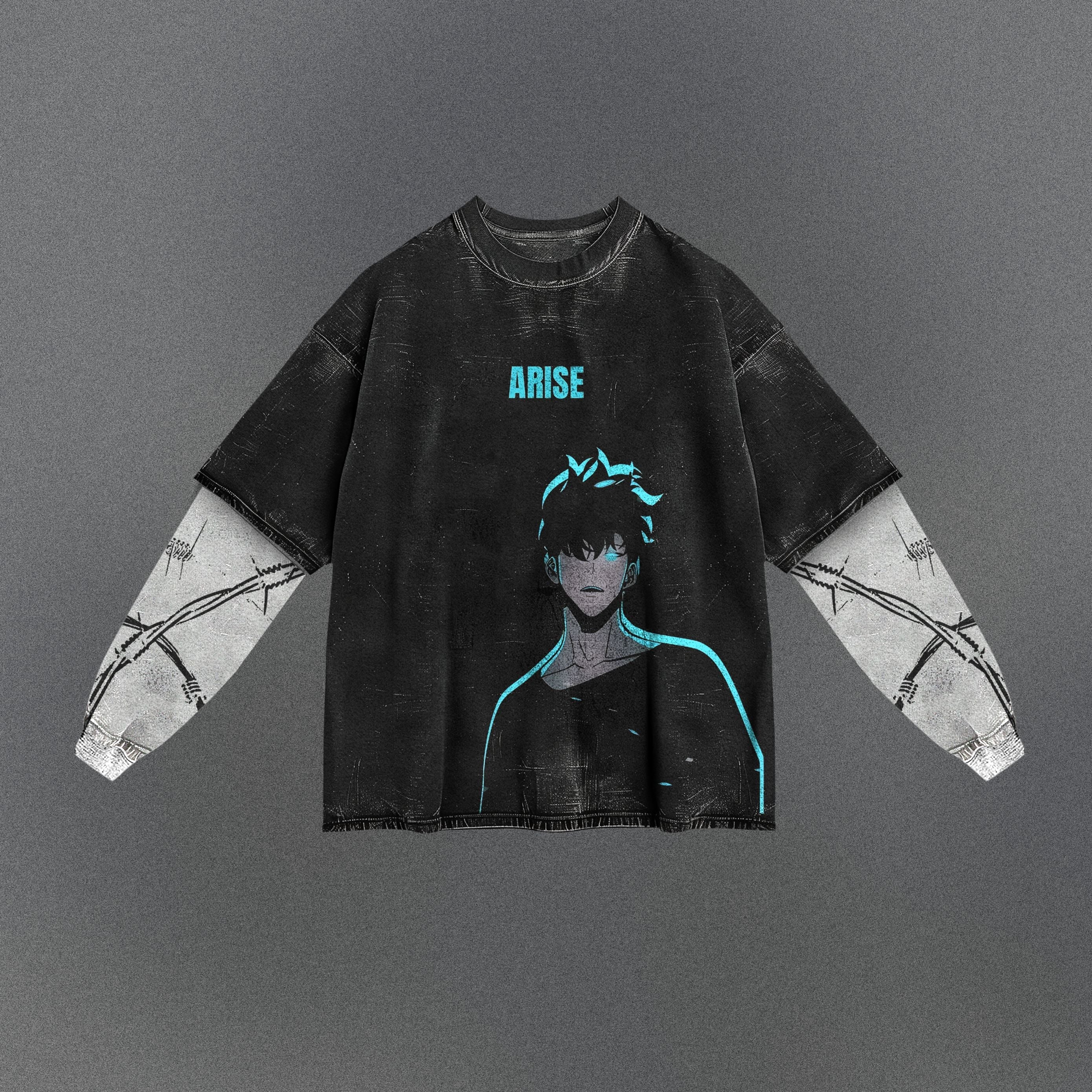 Solo Leveling Loose Double Sleeve T-shirt