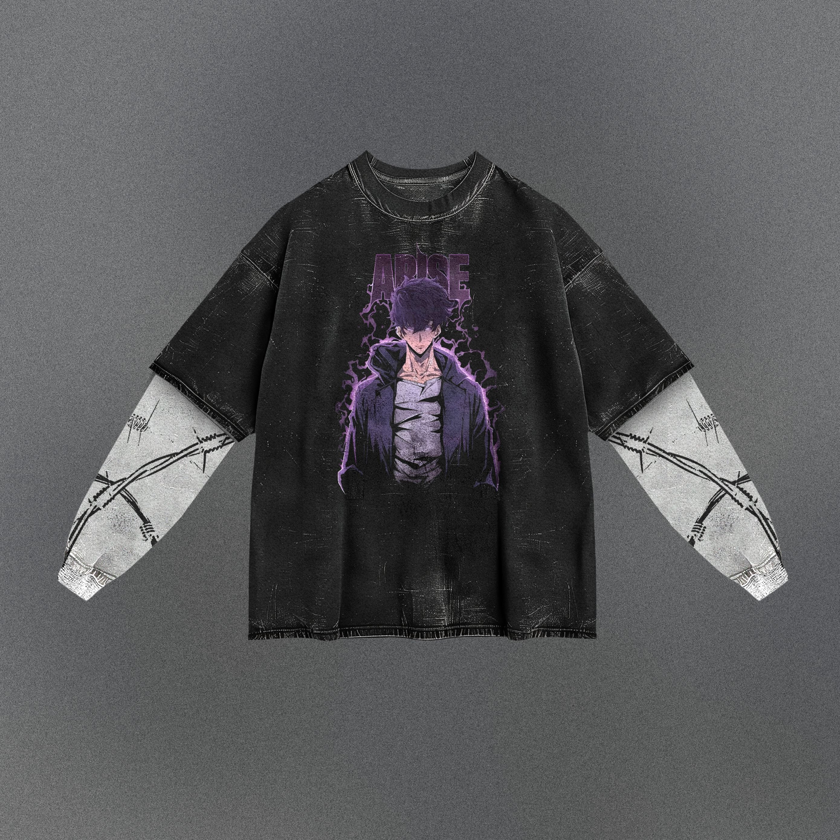 Solo Leveling Effortless Double Sleeve T-shirt
