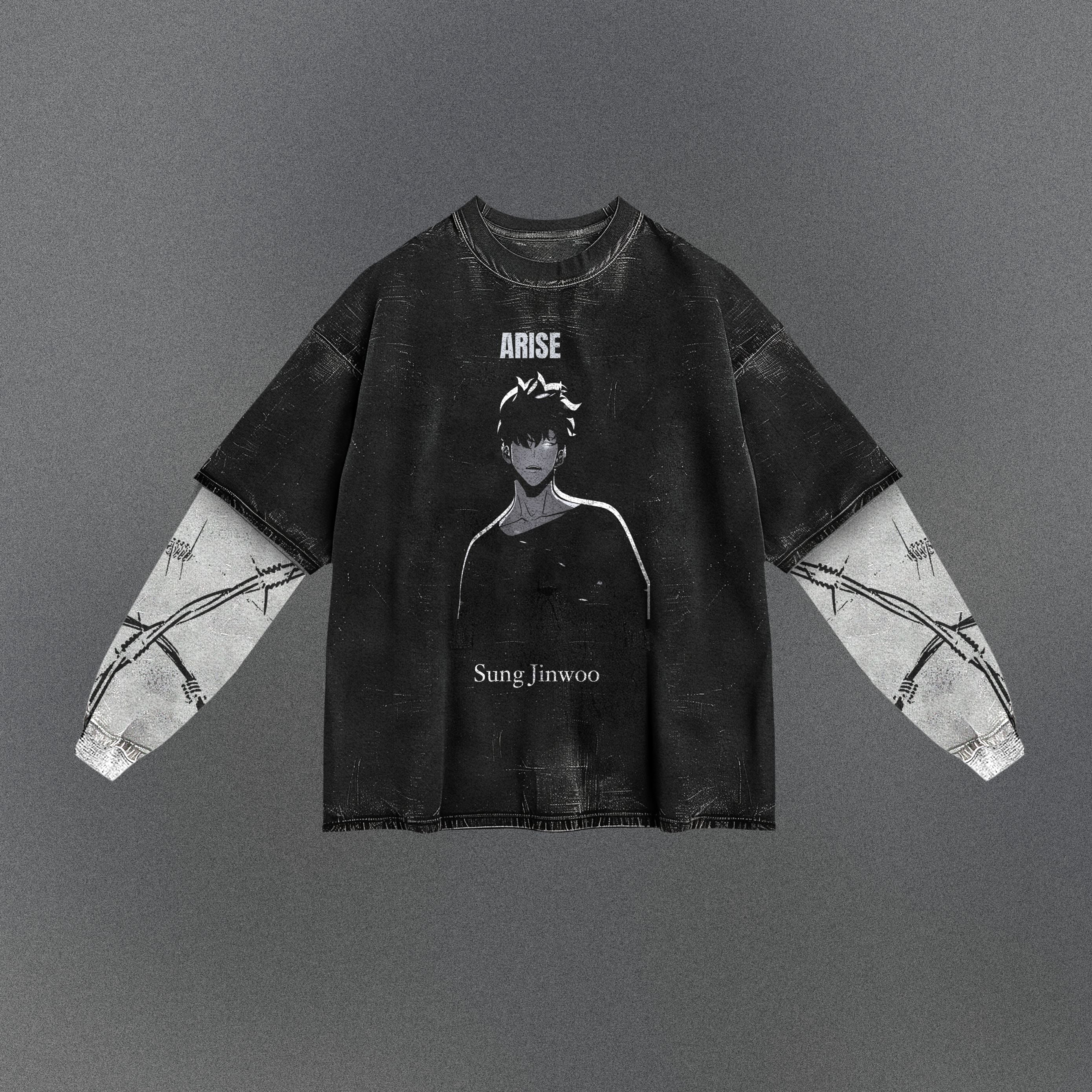 Solo Leveling Billowy Double Sleeve T-shirt