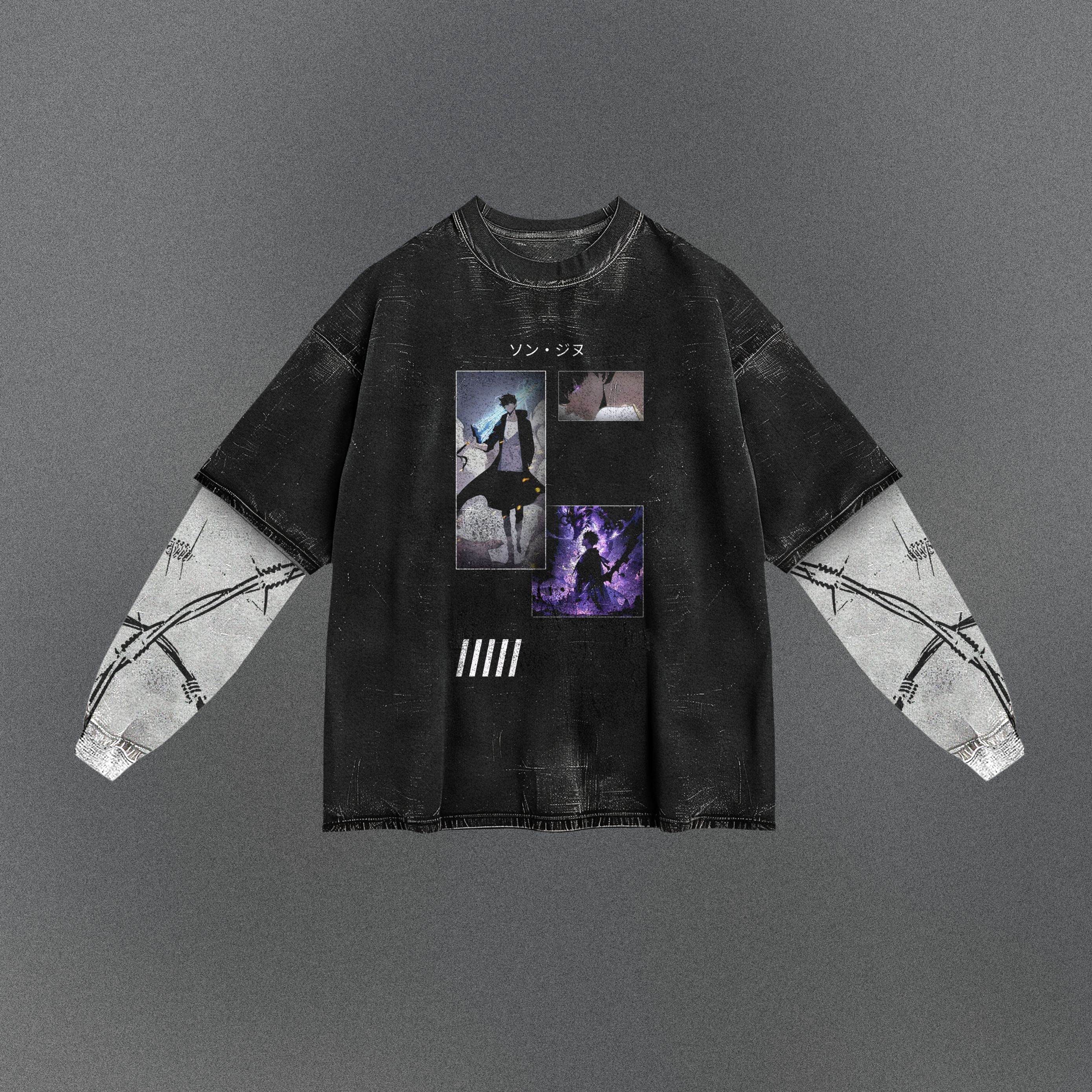 Solo Leveling Lightweight Double Sleeve T-shirt