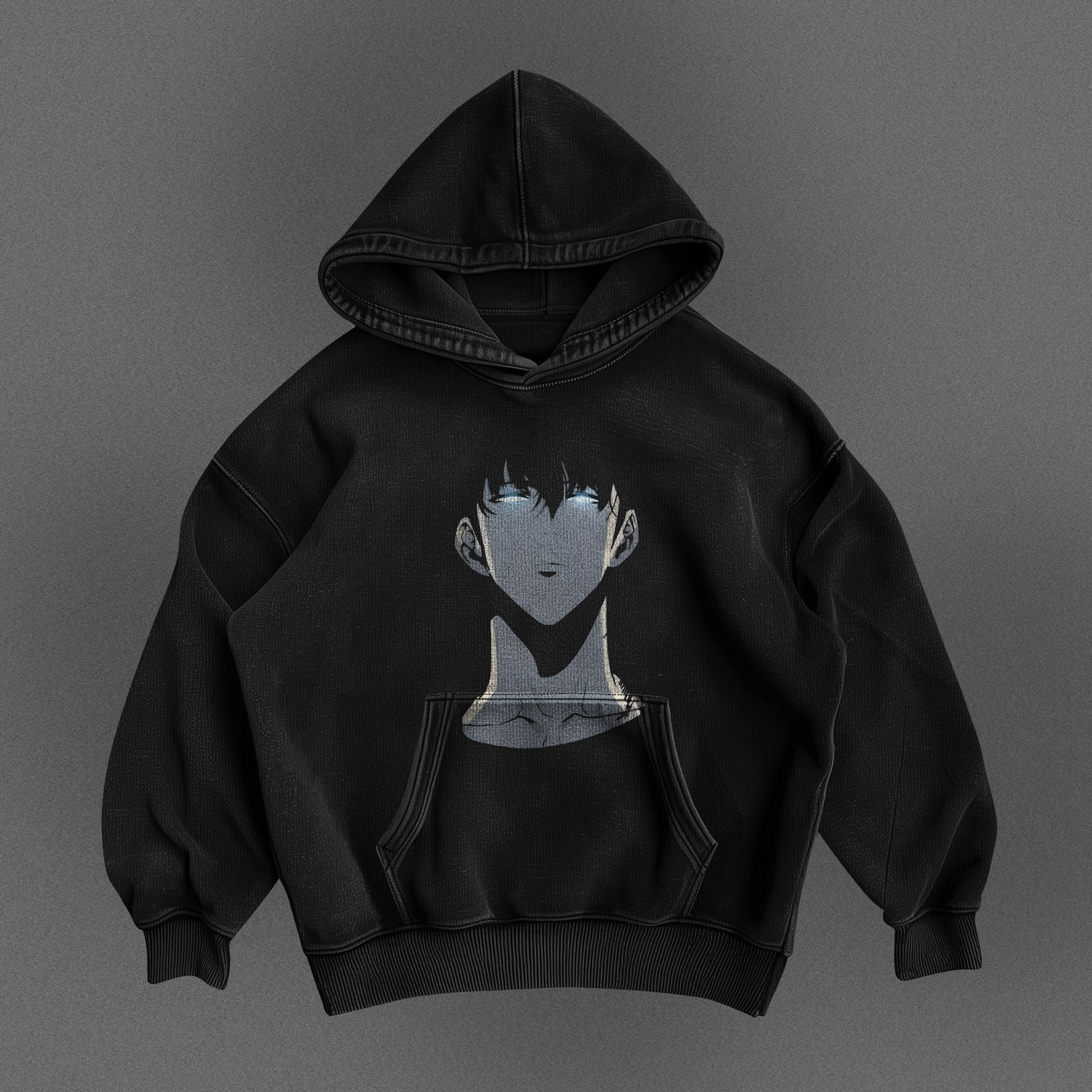 Solo Leveling Anime Drapey Hoodie