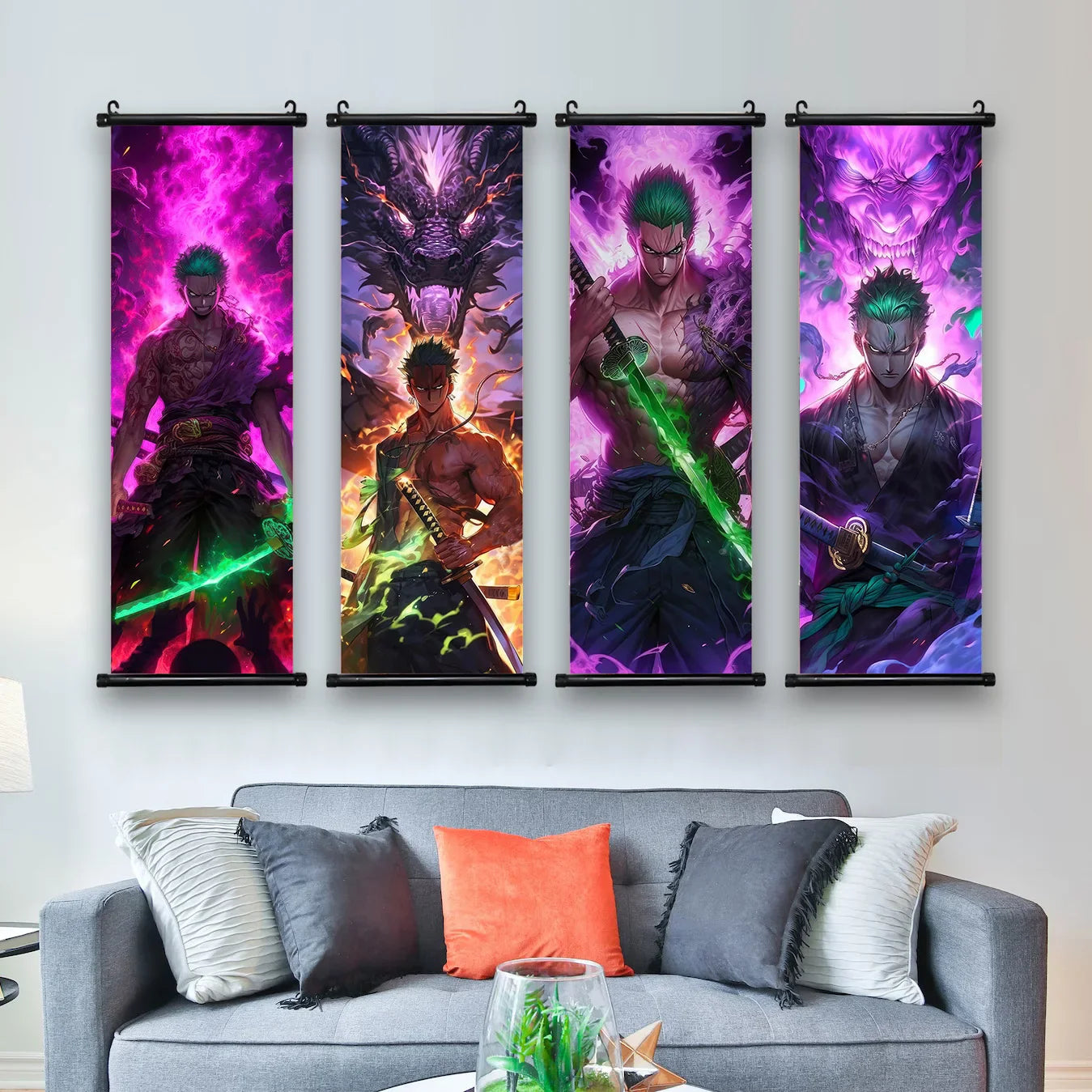 One Piece Cool Hanging Scroll