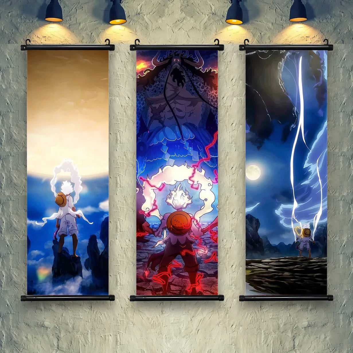 One Piece Poster Hanging Scroll