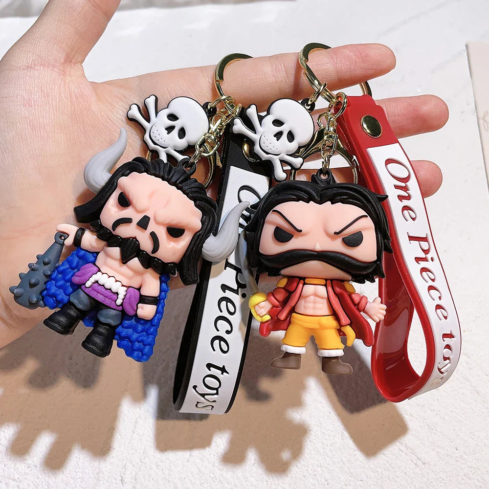 One Piece Action Figure Keychain