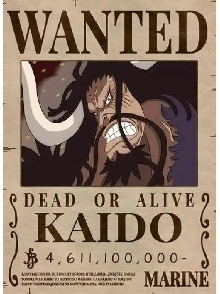 One Piece Wanted Poster