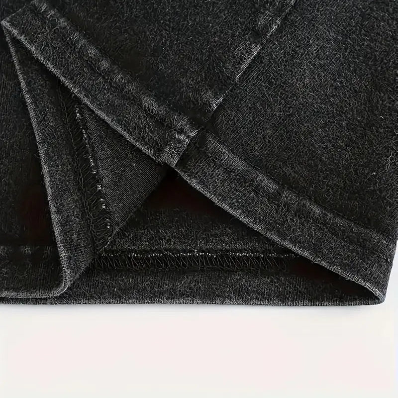 One Piece Oversized Timeless Black Washed T-Shirt