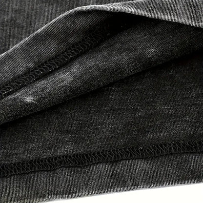 One Piece Oversized Chill Black Washed T-Shirt