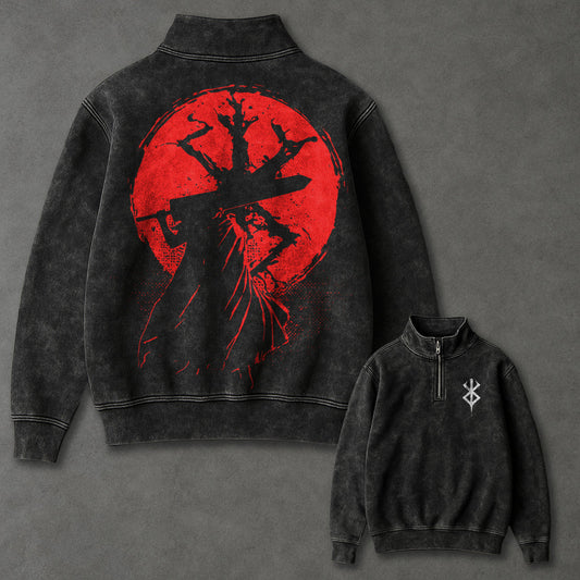 Berserk Breezy Half Zip up Sweatshirt