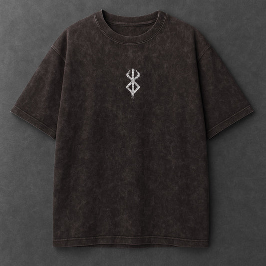 Berserk Soft Brown Washed T-Shirt