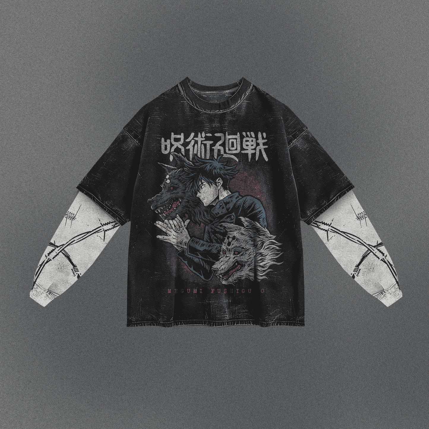 Jujutsu Kaisen Breezy Double Sleeve T-shirt