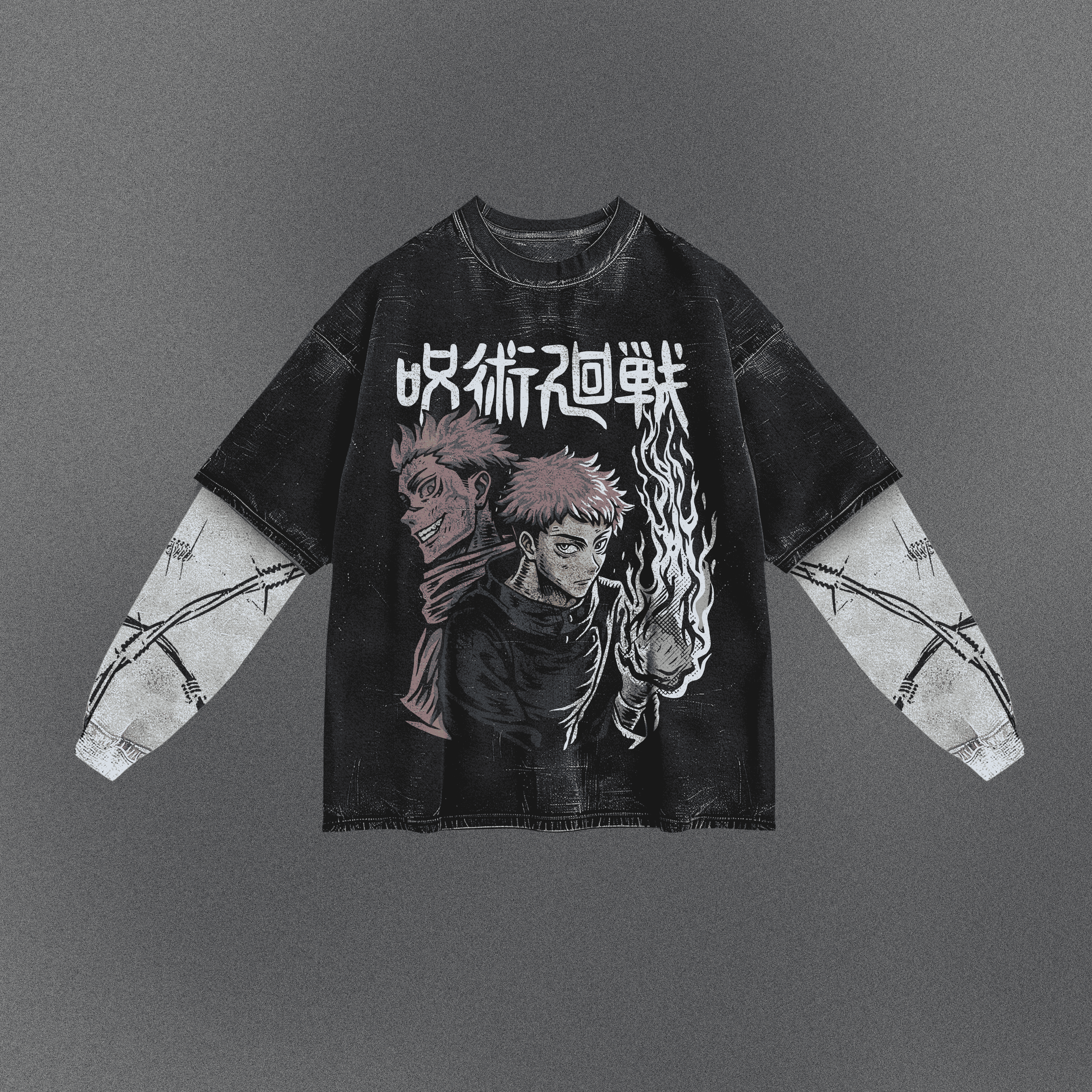Jujutsu Kaisen Loose Double Sleeve T-shirt