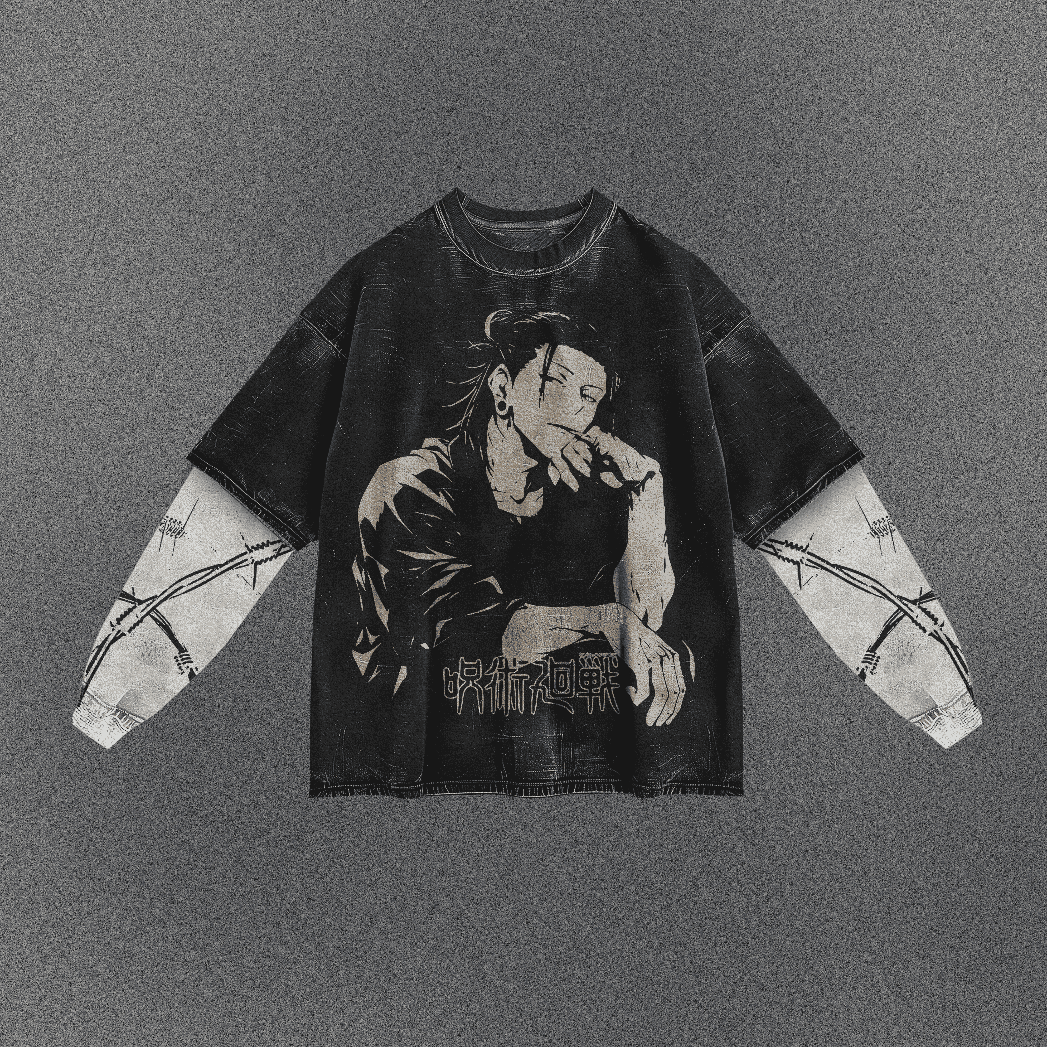 Jujutsu Kaisen Cozy Double Sleeve T-shirt