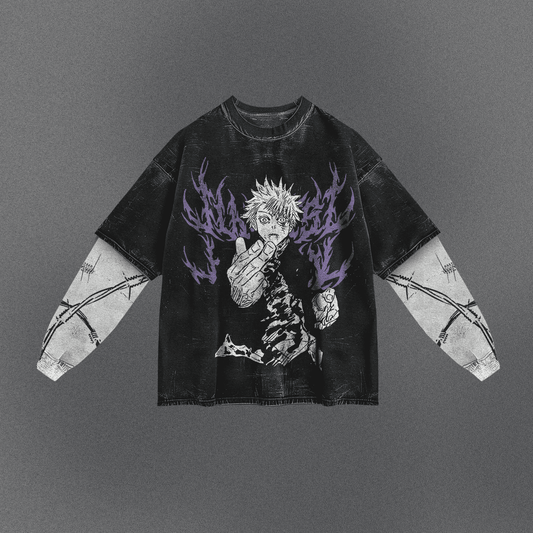 Jujutsu Kaisen Comfy Double Sleeve T-shirt