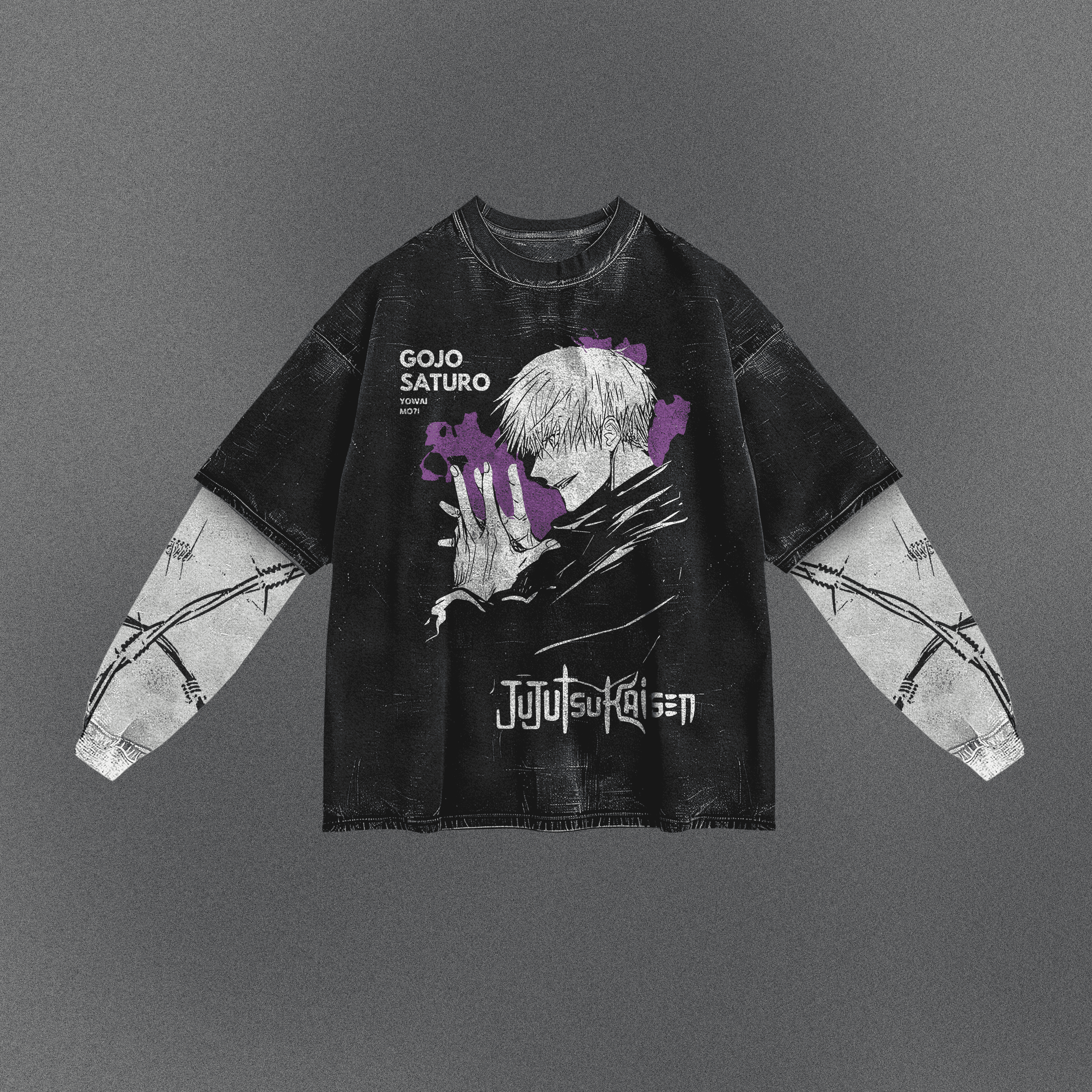 Jujutsu Kaisen Relaxed Double Sleeve T-shirt
