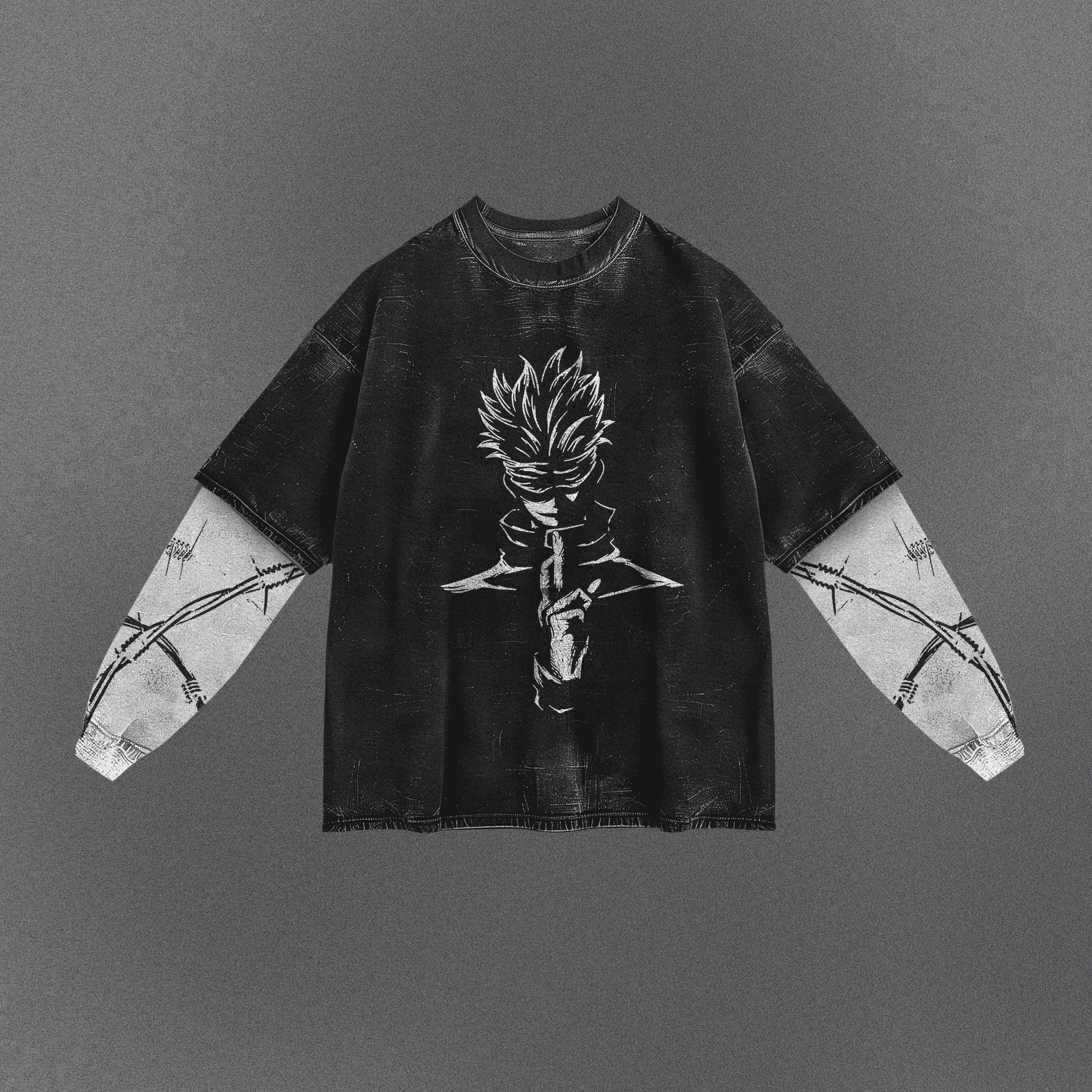 Jujutsu Kaisen Casual Double Sleeve T-shirt