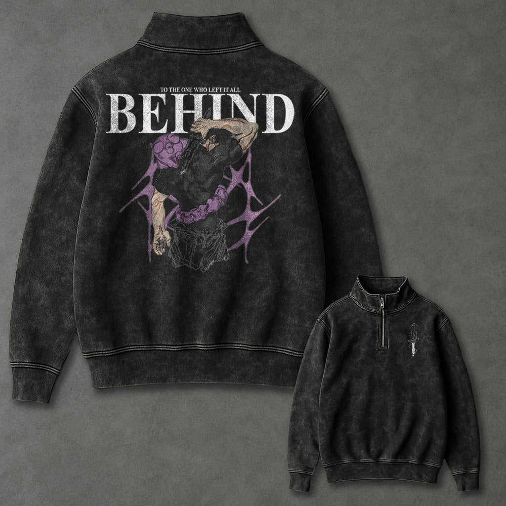Jujutsu Kaisen Billowy Half Zip up Sweatshirt