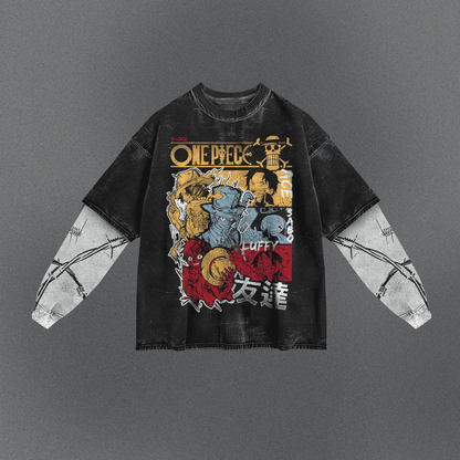One Piece Effortless Double Sleeve T-shirt