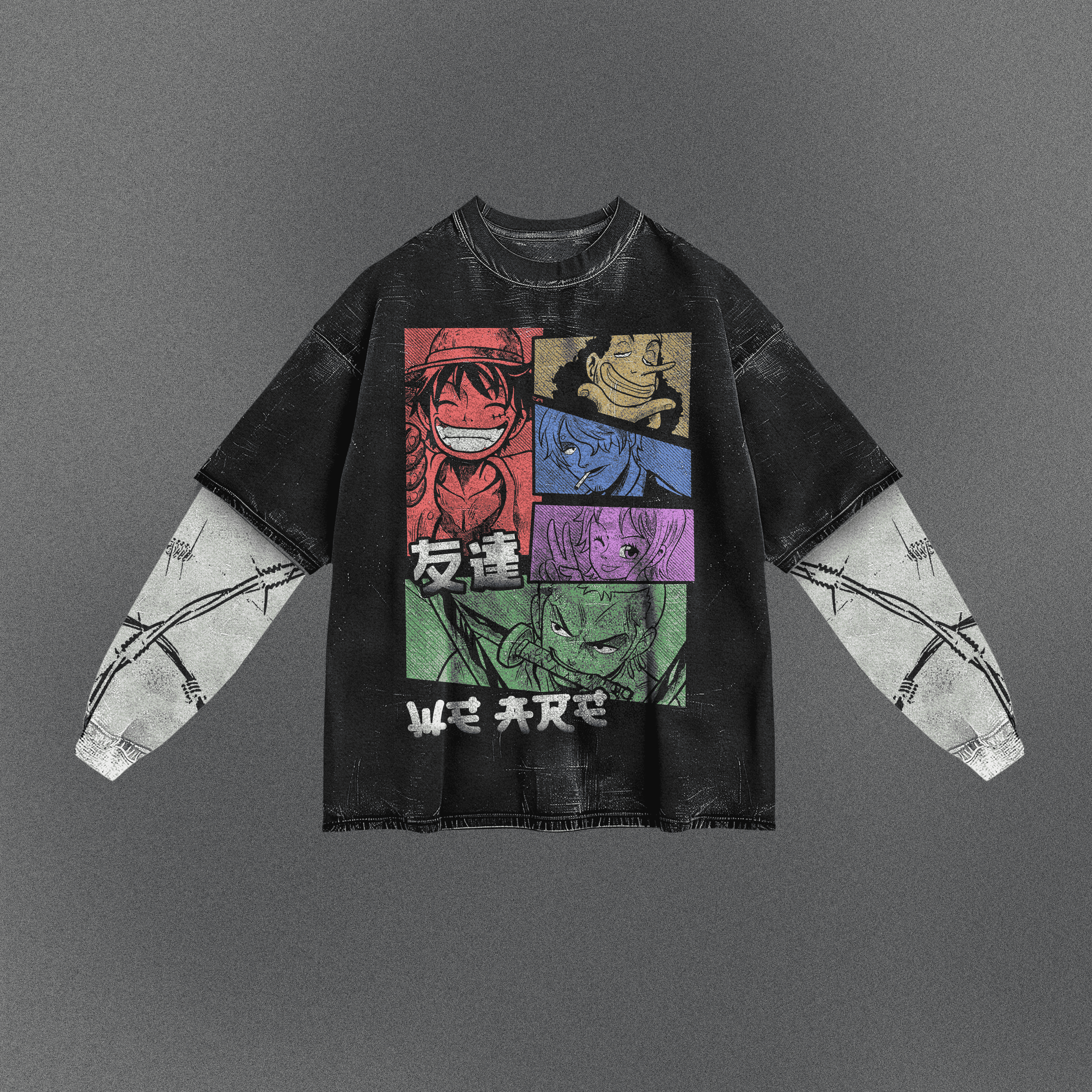 One Piece Relaxed Double Sleeve T-shirt