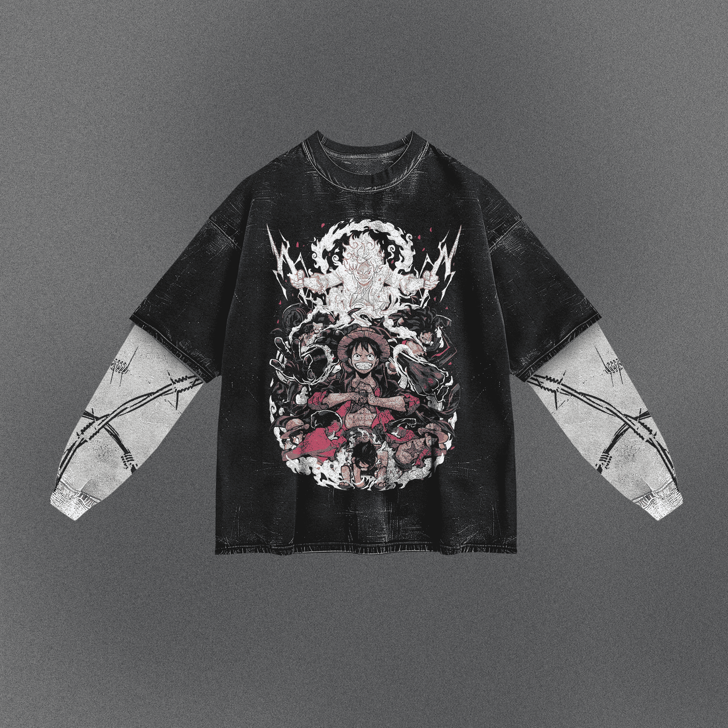 One Piece Airy Double Sleeve T-shirt