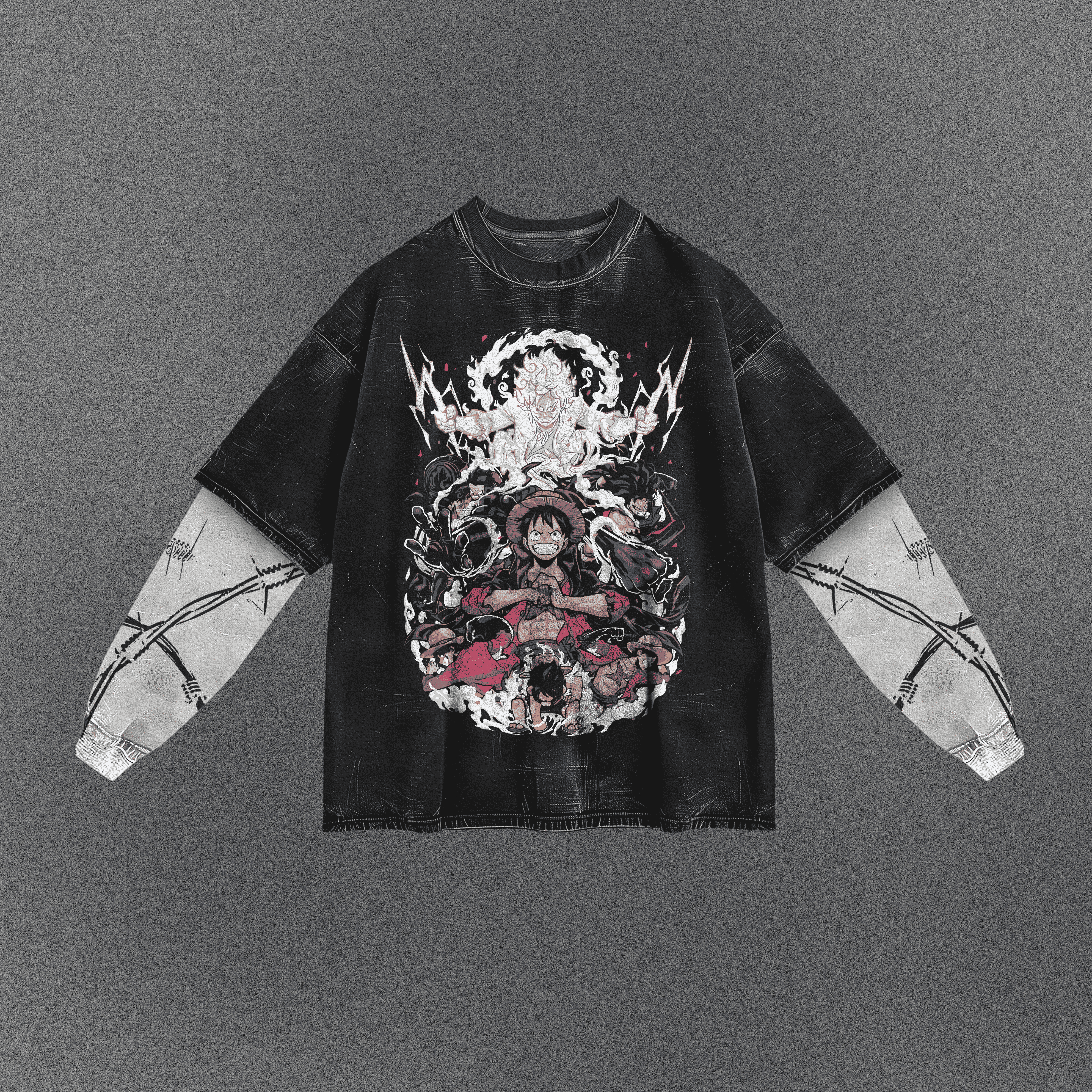 One Piece Airy Double Sleeve T-shirt