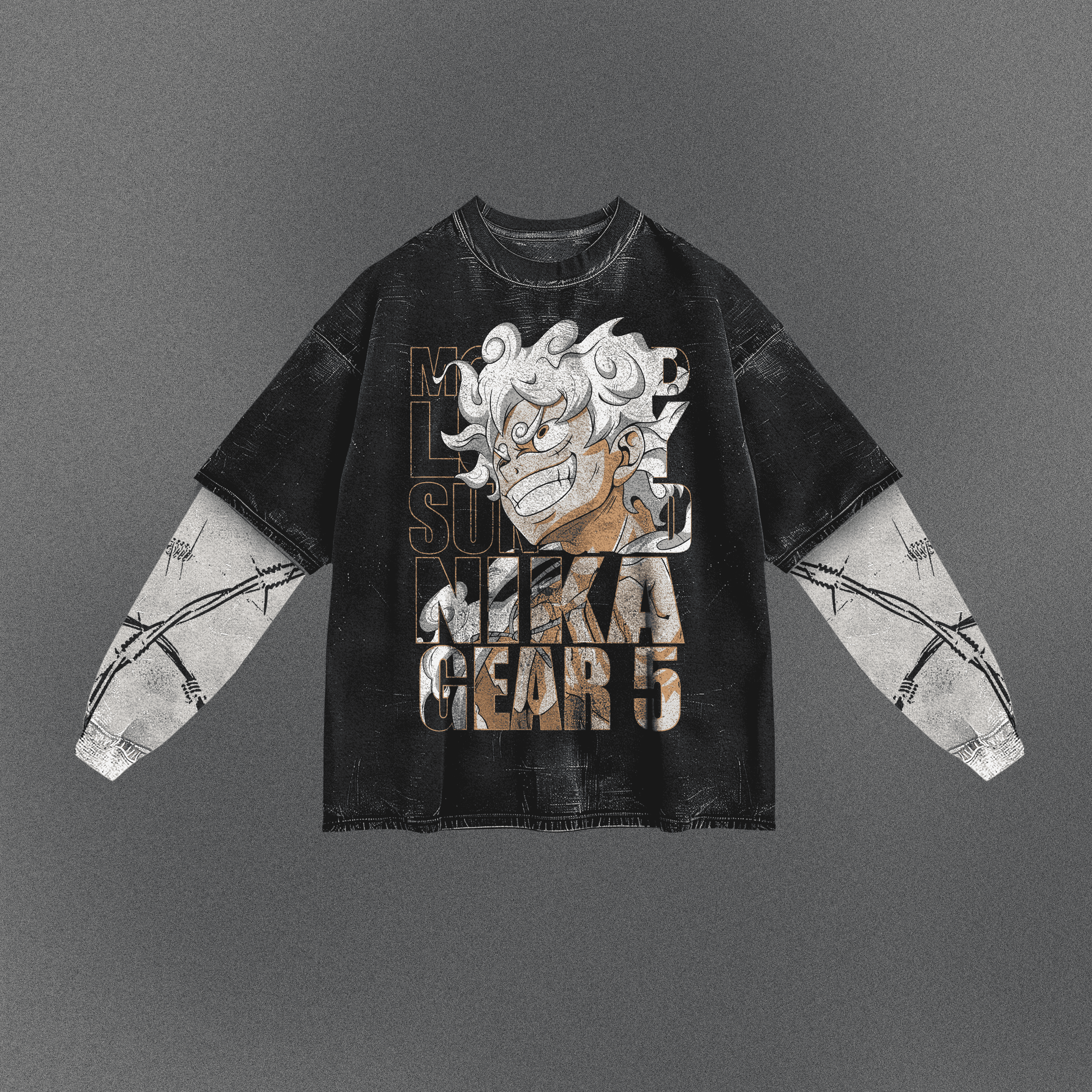 One Piece Lightweight Double Sleeve T-shirt