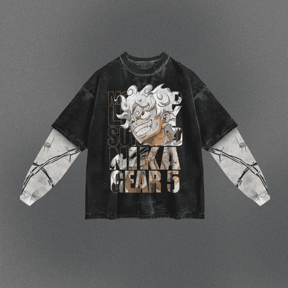 One Piece Lightweight Double Sleeve T-shirt