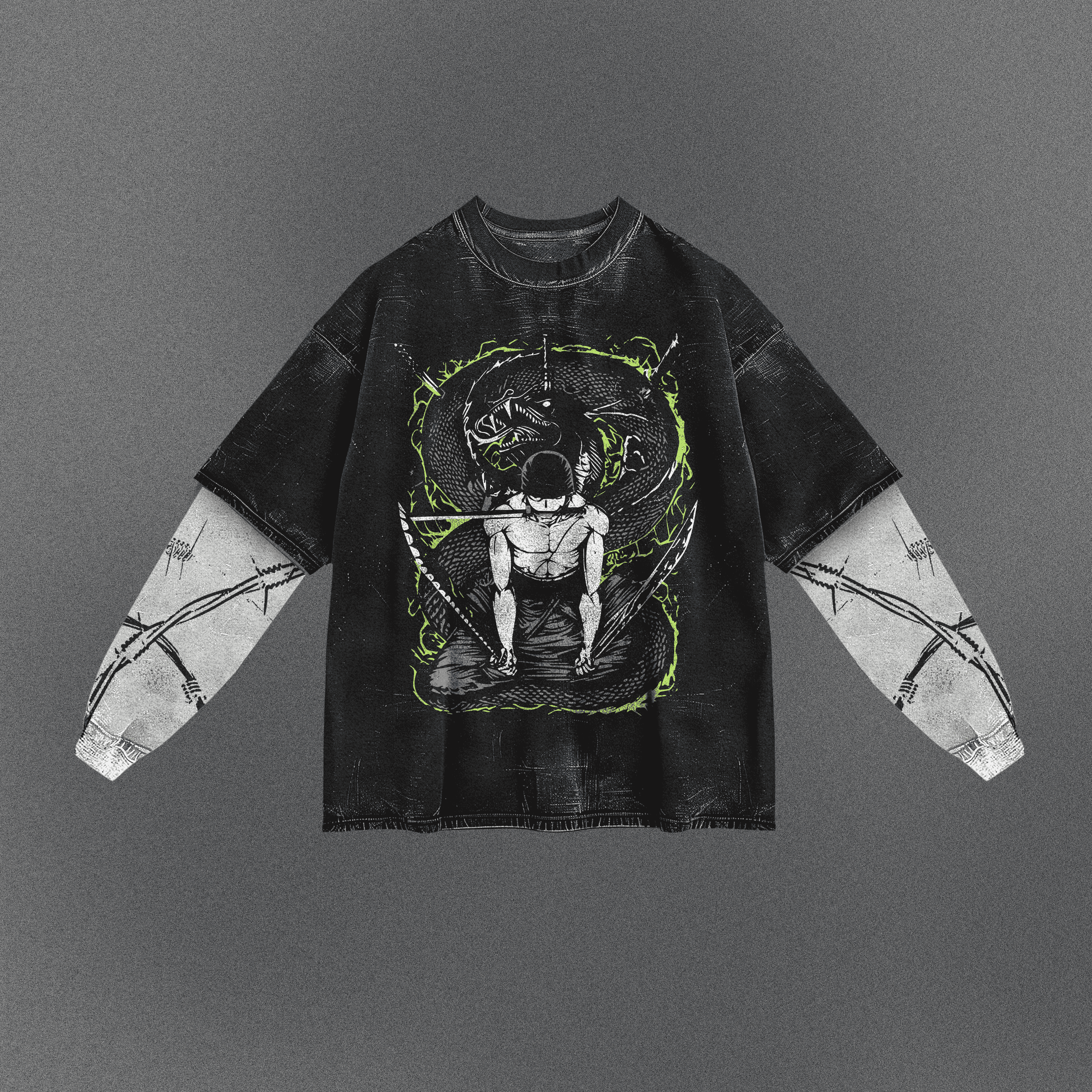 One Piece Breezy Double Sleeve T-shirt