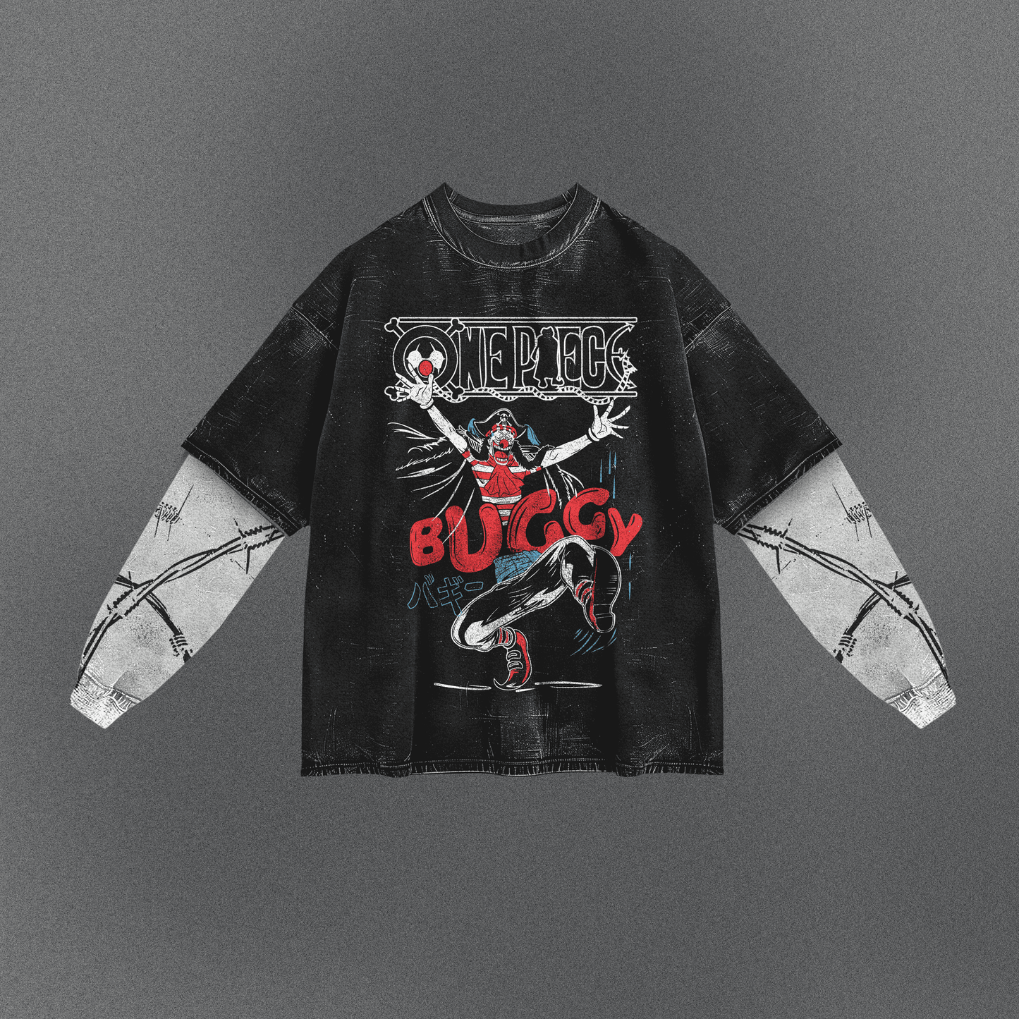 One Piece Drapey Double Sleeve T-shirt