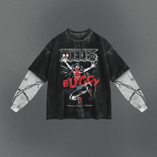 One Piece Drapey Double Sleeve T-shirt