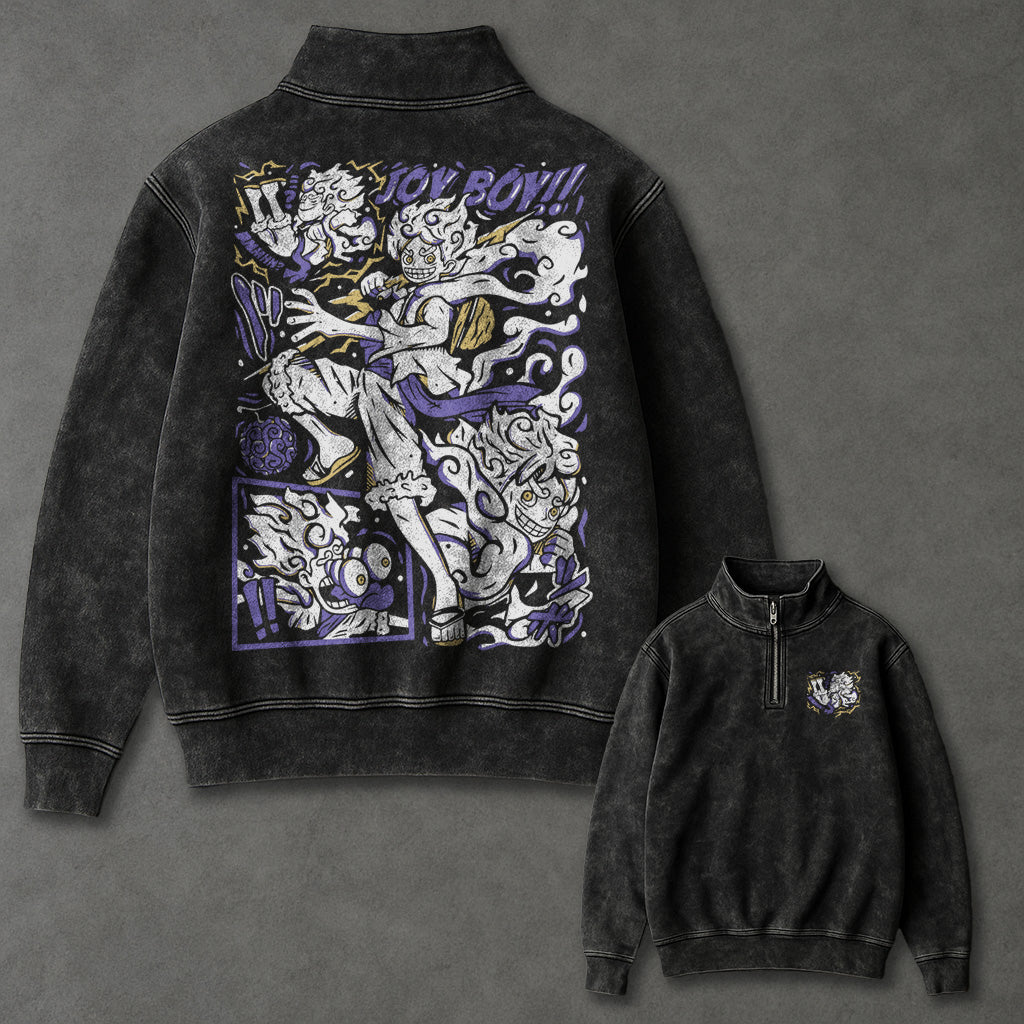 One Piece Cozy Half Zip up Sweatshirt